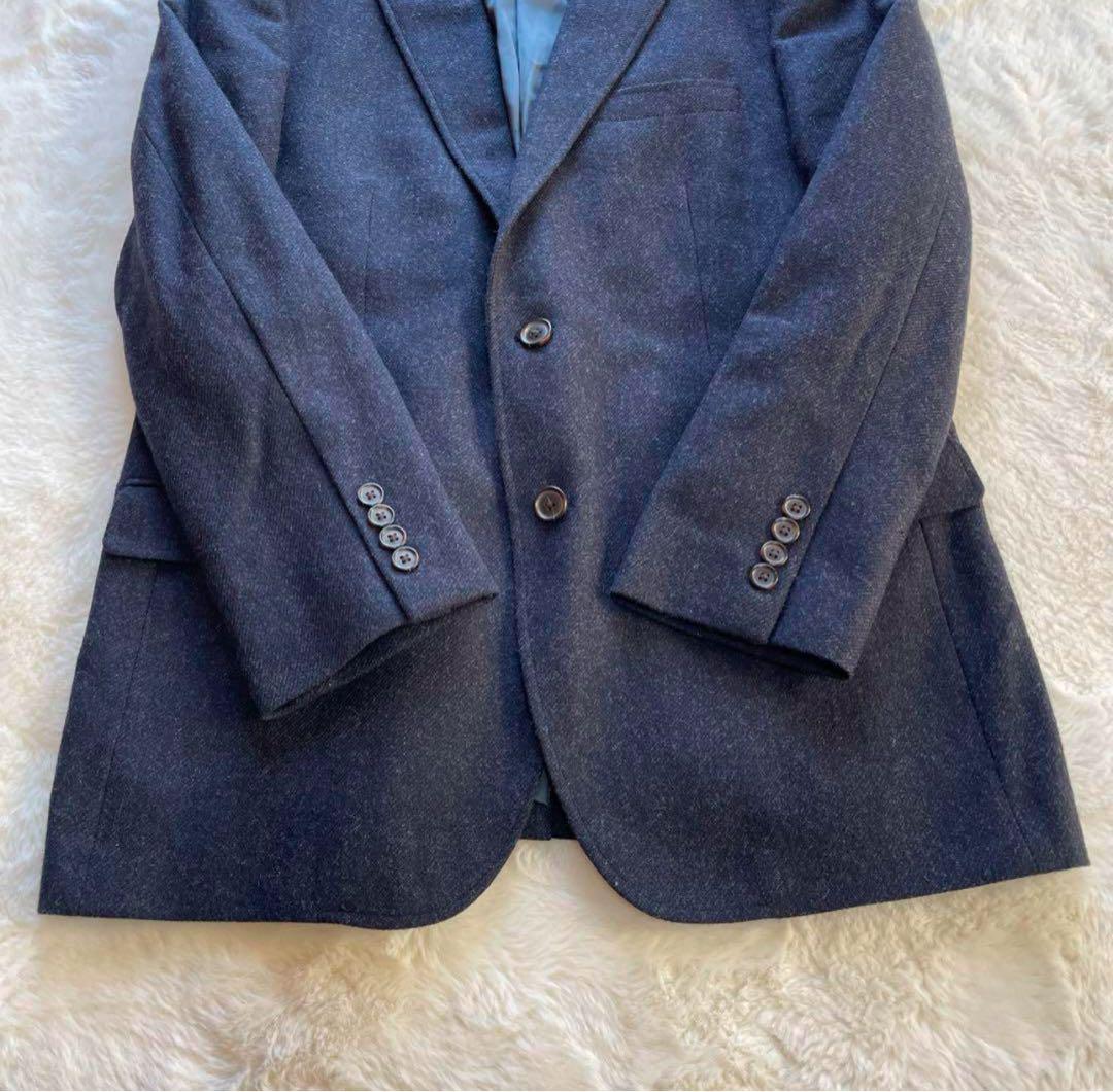 【上質】ブルックスブラザーズ カシミヤ混 ムーン社 テーラード グレー系 40S 【上質】ブルックスブラザーズ カシミヤ混 ムーン社 テーラード グレー系 40S