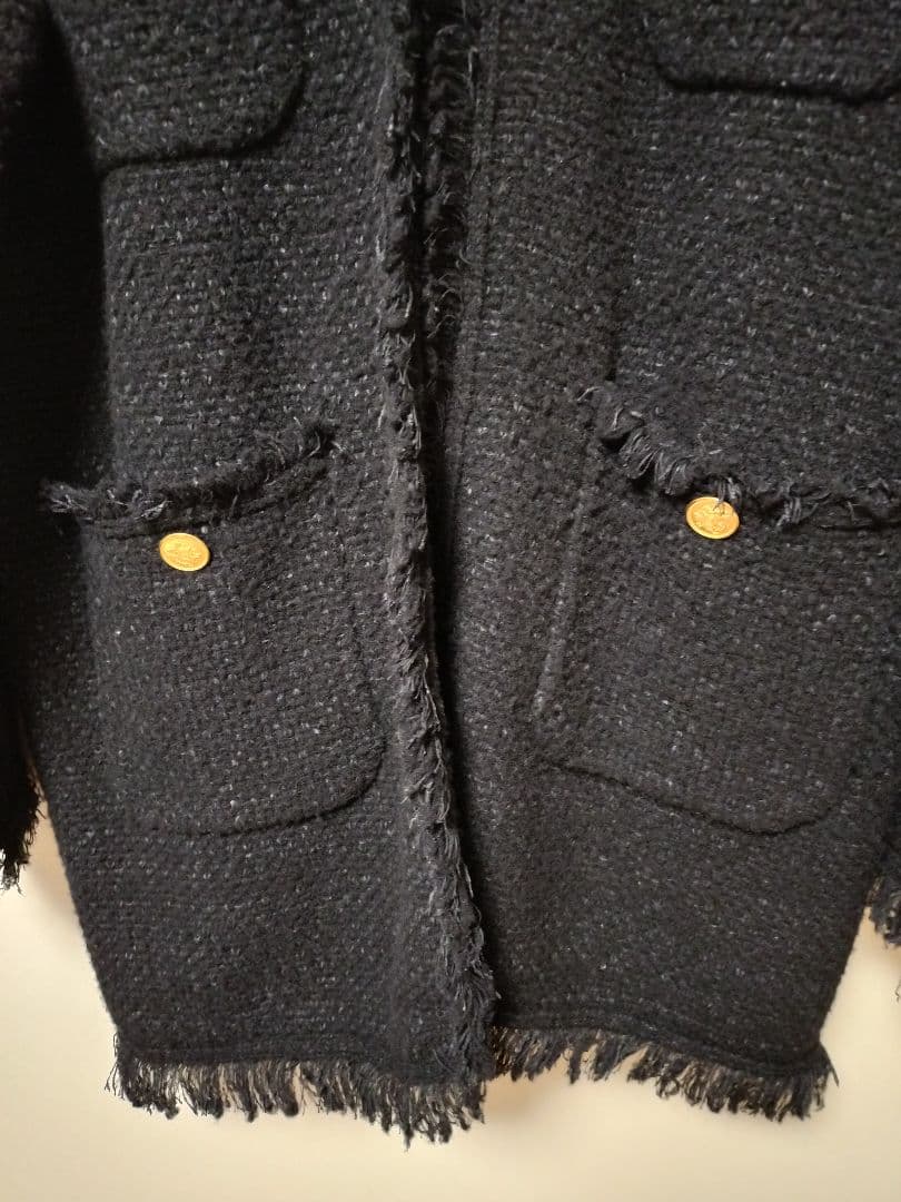 ADAWAS アダワス ツィードTWEED KNIT JACKETジャケット ADAWAS アダワス ツィードTWEED KNIT JACKETジャケット