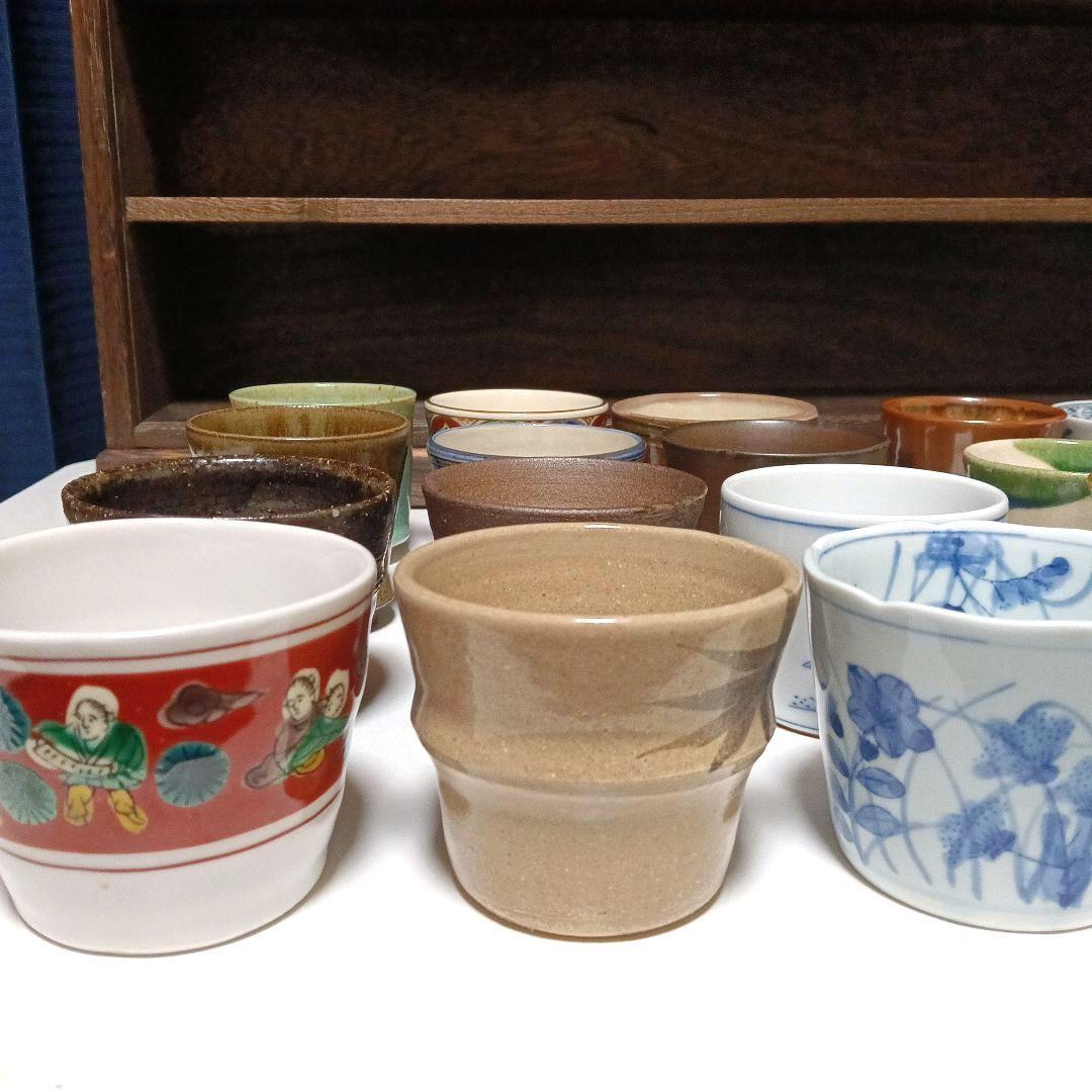 専用 蕎麦猪口三昧 全国名窯元 作家物 24点セット 美品 飾り棚 共箱 未使用