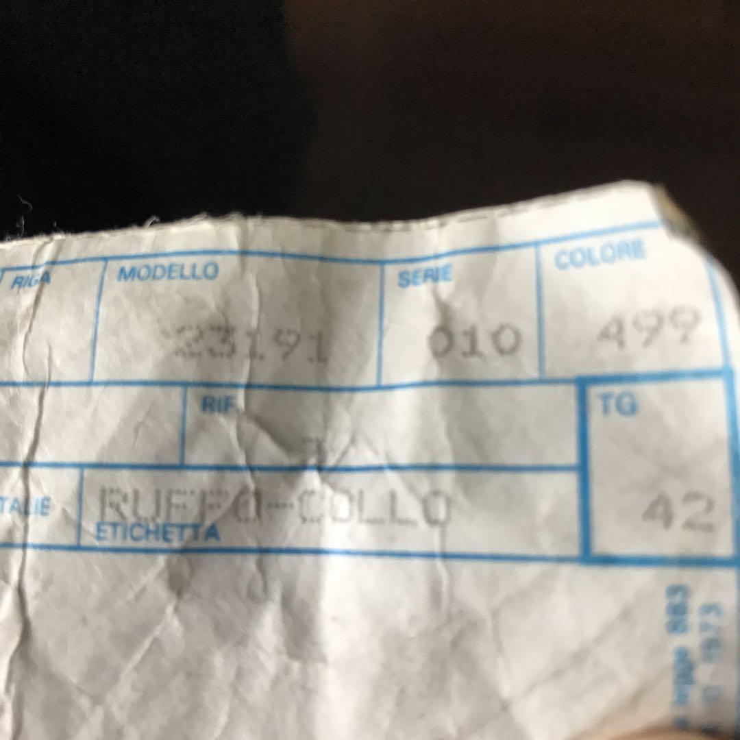 イタリア製 RUFFOルッフォ本革レザージャケットサイズ42