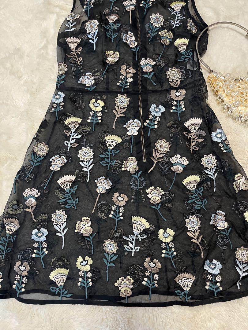 ⭐︎美品⭐︎MARKUS LUPFER シースルー花柄刺繍ワンピース