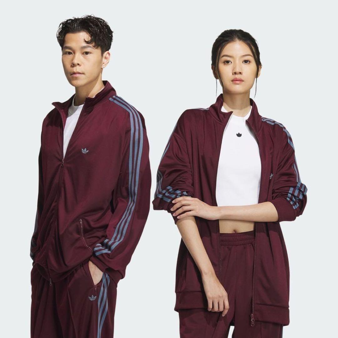 ☆5397 adidas トラックトップ ジェンダーニュートラル マルーン