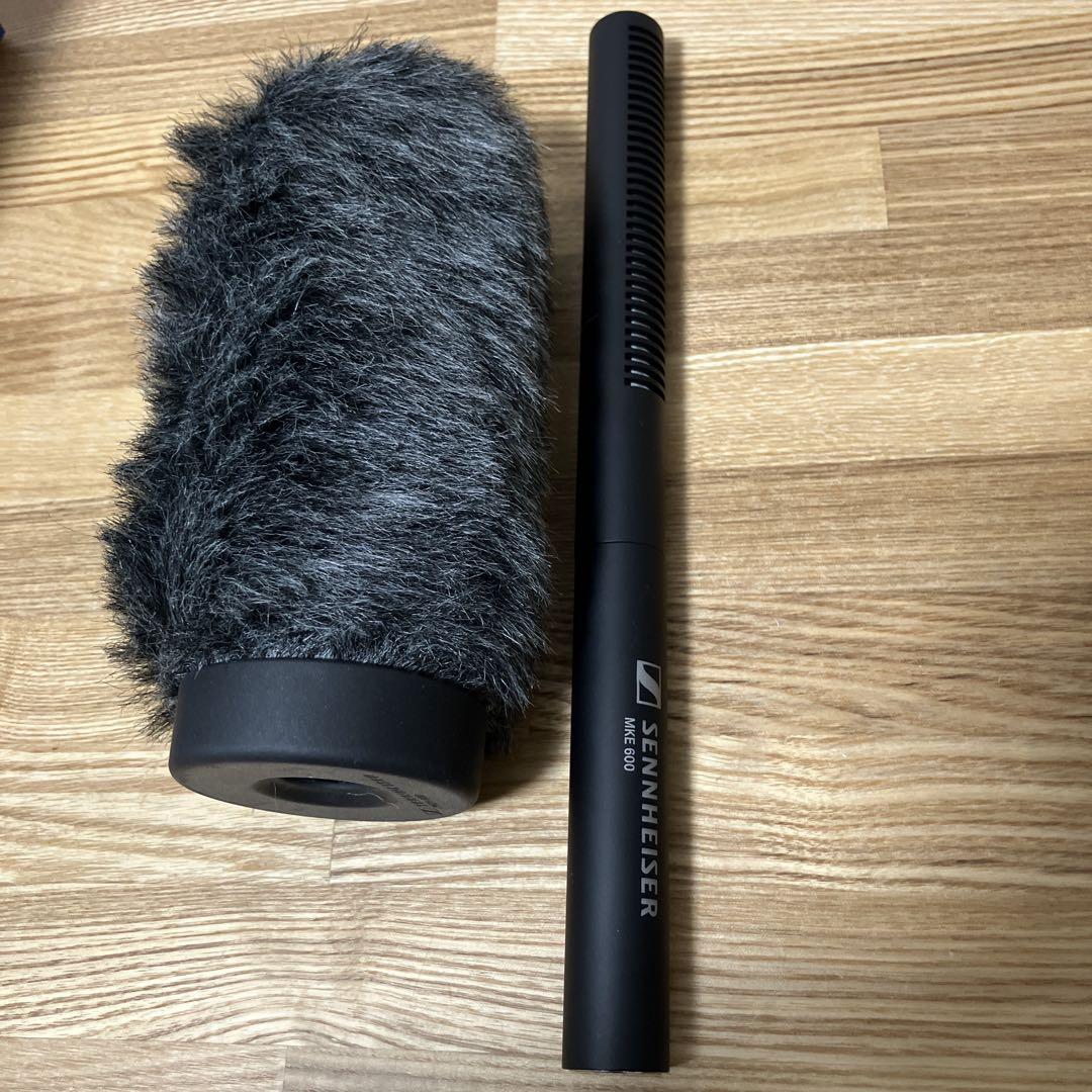 美品 セット販売 ゼンハイザー Sennheiser MKE600 ガンマイク
