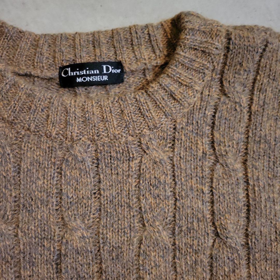 80s Christian Dior vintage knit ディオール