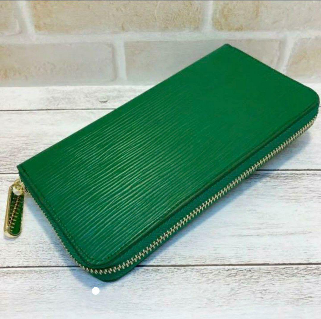 長財布 グリーン 本革 エピ 新品 未使用