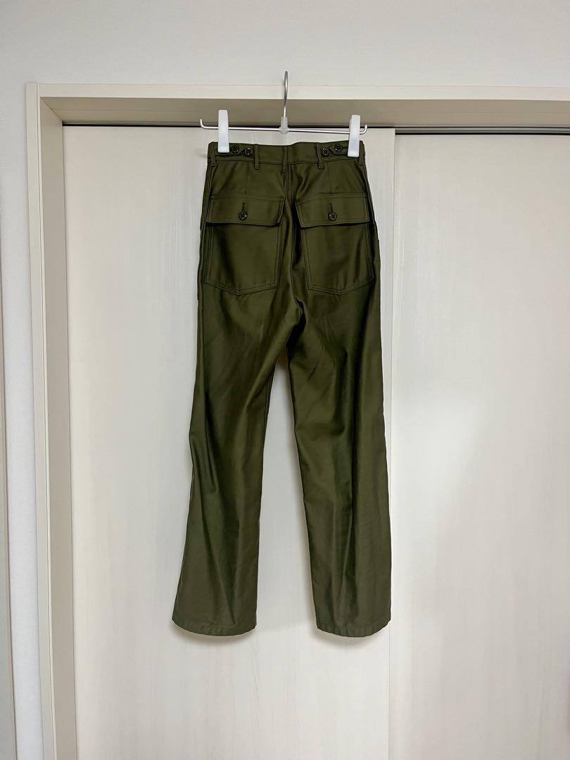 【値下げ】HYKE BACK SATIN BAKER PANTS size:1