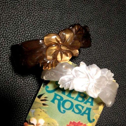 新品！！ALBA ROSA❤ハイビ＆ロゴ バングル 2本セット❤ブレスレット