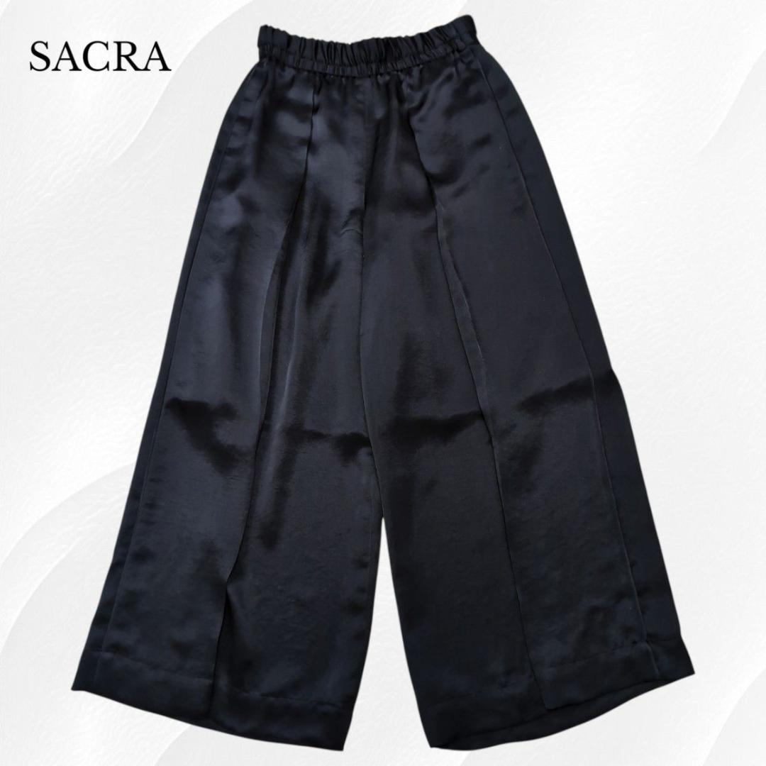 近年モデル　SACRA　TRIACE SATIN PANTS 　サテンパンツ