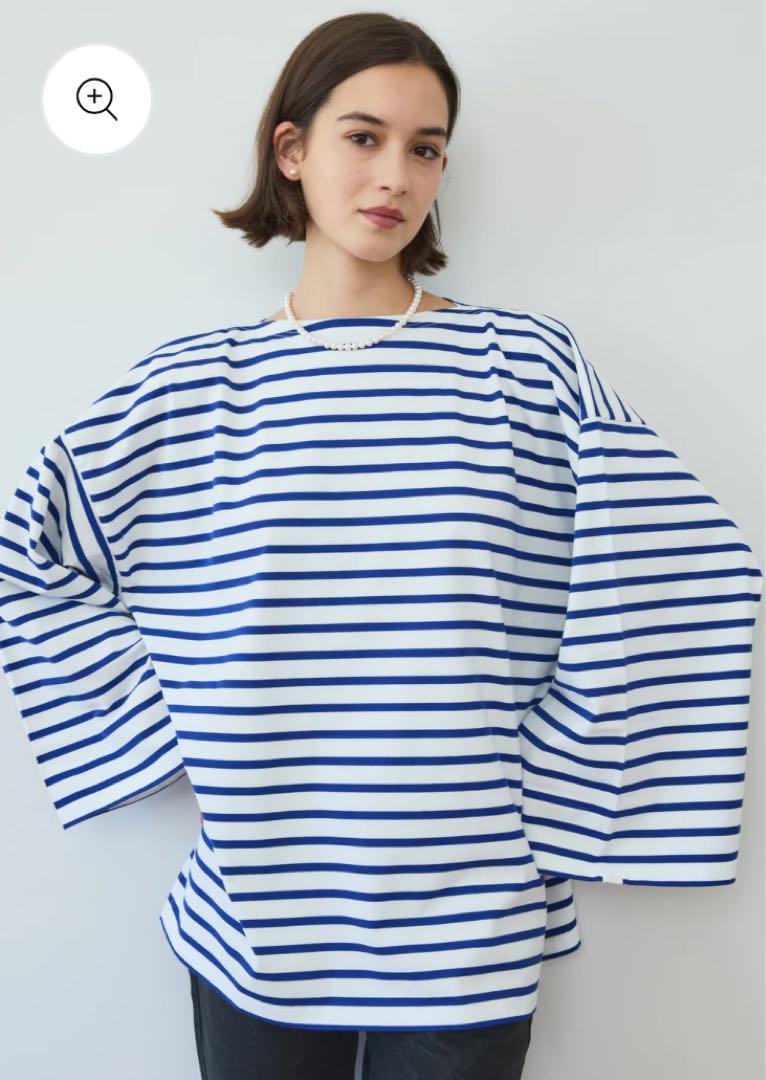 CINCHシンチ ObladaボーダーBIGシルエットTシャツ