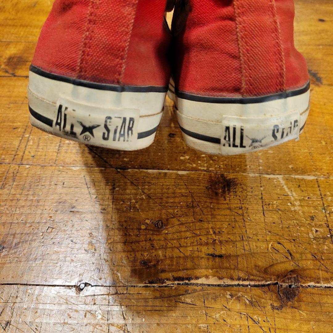 希少 90's USA製 vintage CONVERSE ALL STAR 赤