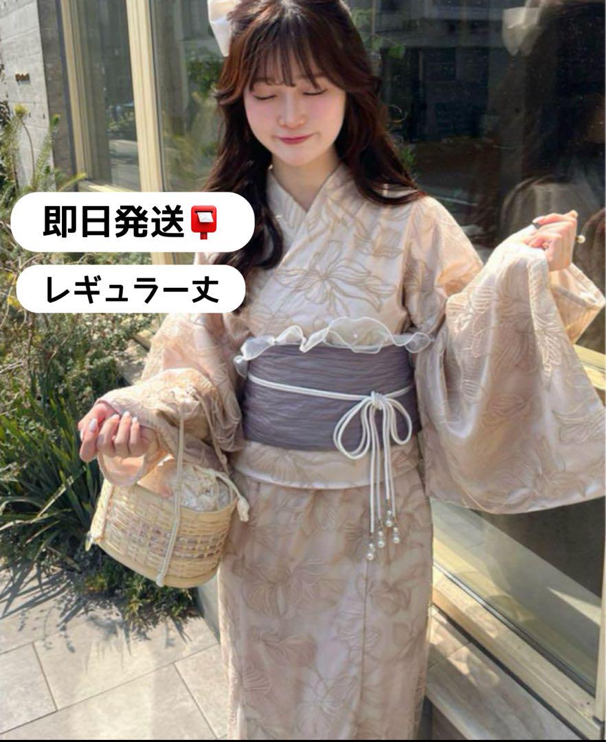 【最安値‼️】3点セット2Wayチュール花柄セパレート浴衣[tu1513]