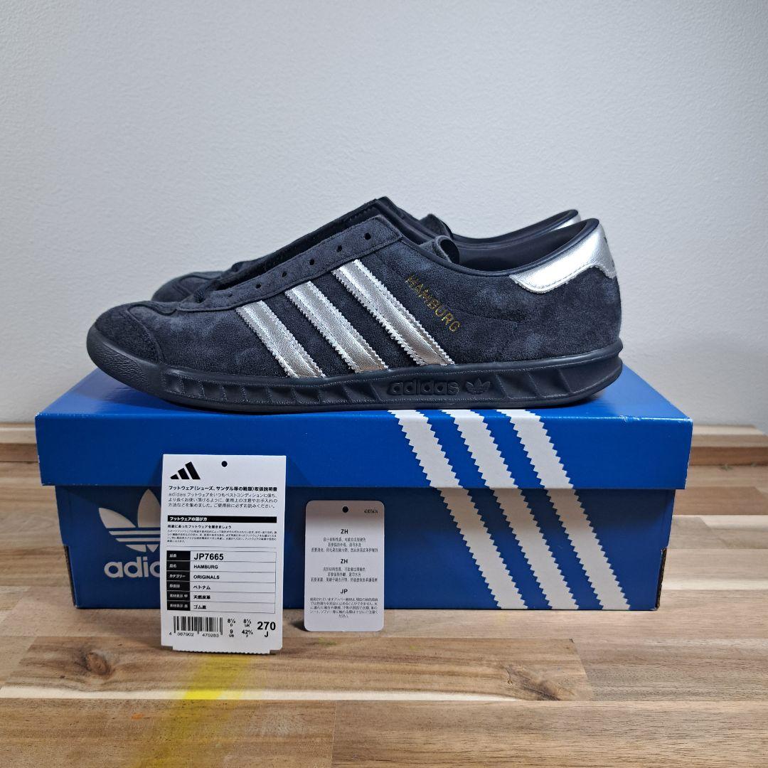 新品 未使用品adidas HUMBURG 27.0cm JP7665靴