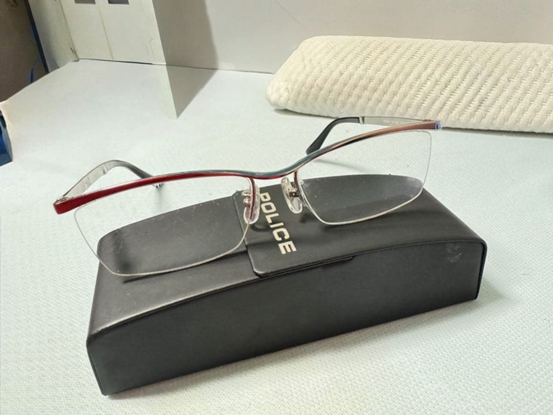 POLICE VPLB04J メタルフレーム眼鏡