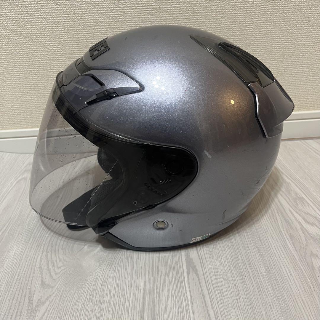 【希少】SHOEI J-FORCE3 シルバー　ＸＬサイズ61cm