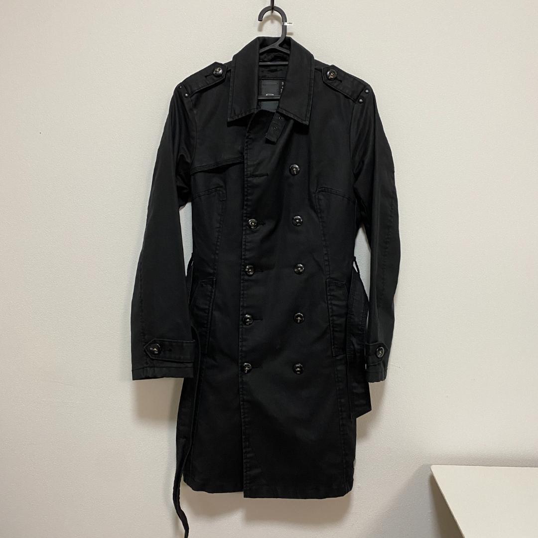 G-STAR RAW ジースター ロゥ トレンチコート ブラック　m0642