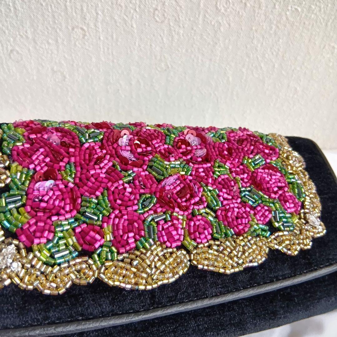 Think Bee! 長財布 ケンランG ビーズ刺繍