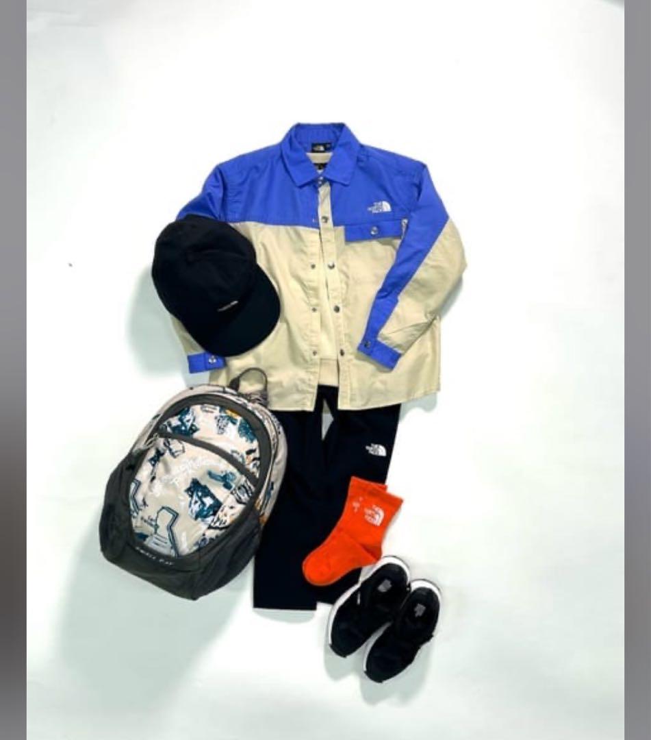 【新品】ロングスリーブヌプシシャツ（キッズ）　ノースフェイス