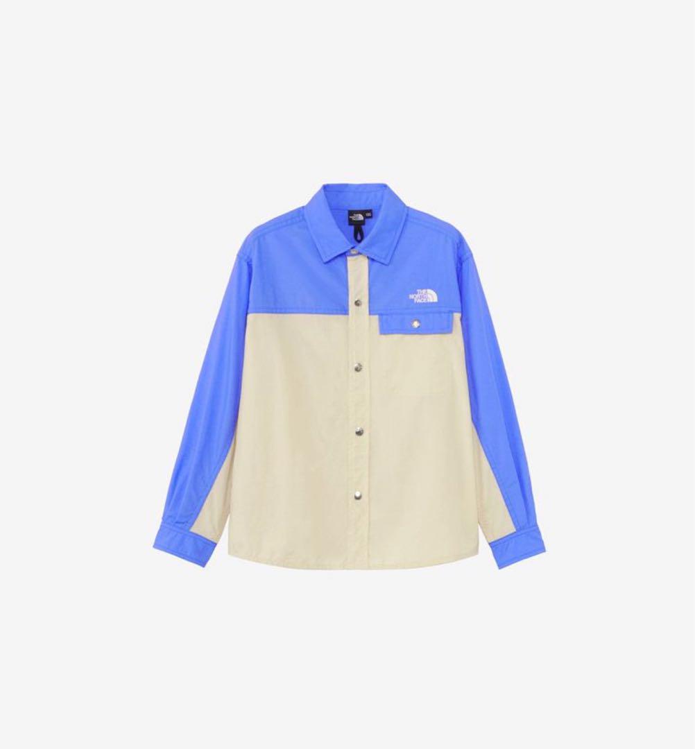 【新品】ロングスリーブヌプシシャツ（キッズ）　ノースフェイス