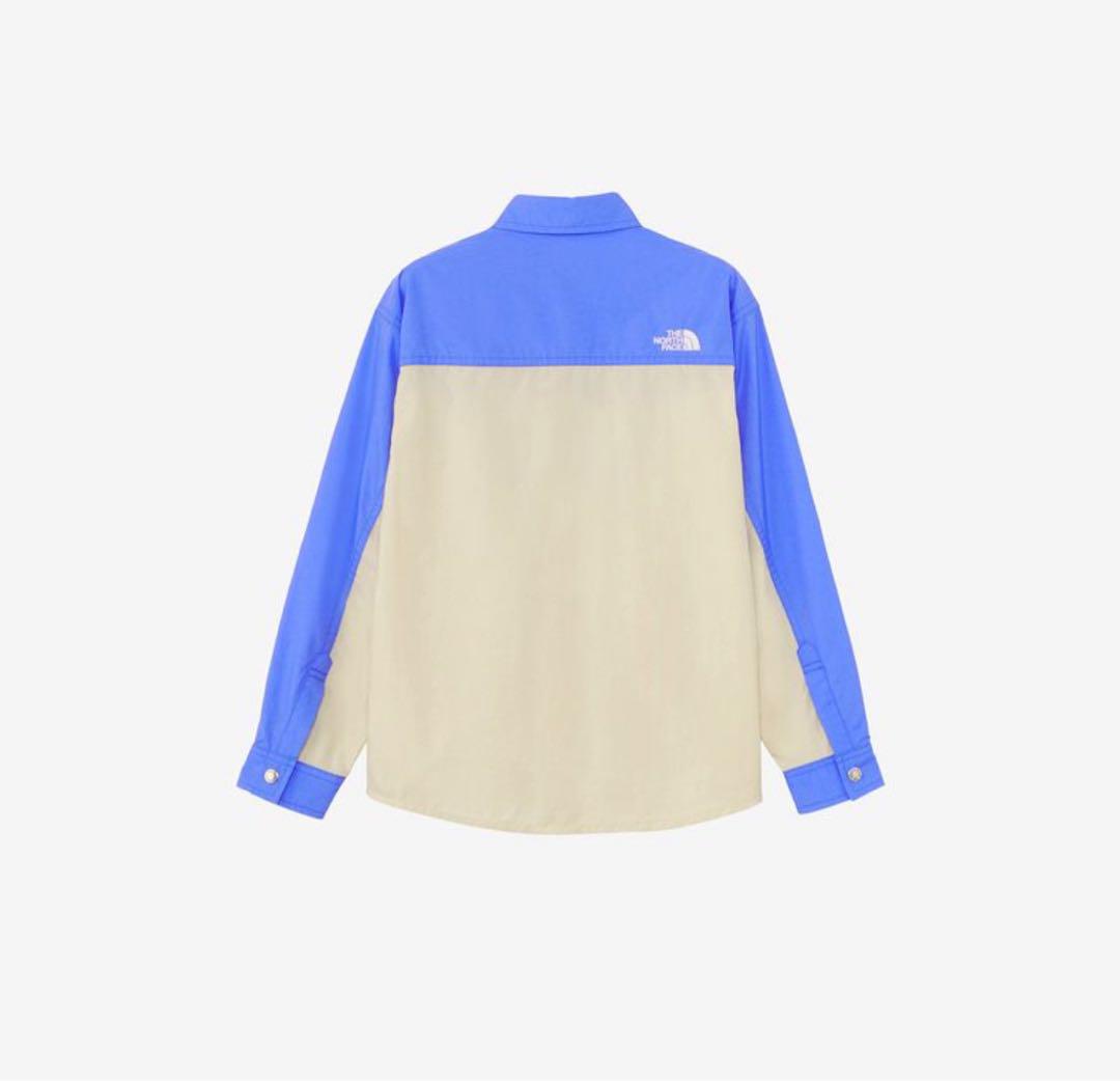 【新品】ロングスリーブヌプシシャツ（キッズ）　ノースフェイス