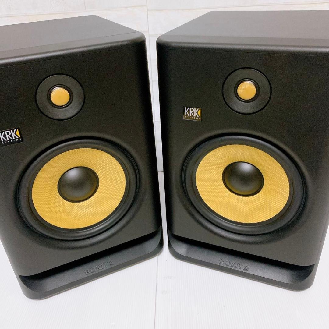 入荷処理 【極美品】KRK ROKIT８ RP8G4 モニタースピーカー ペア 2台1組