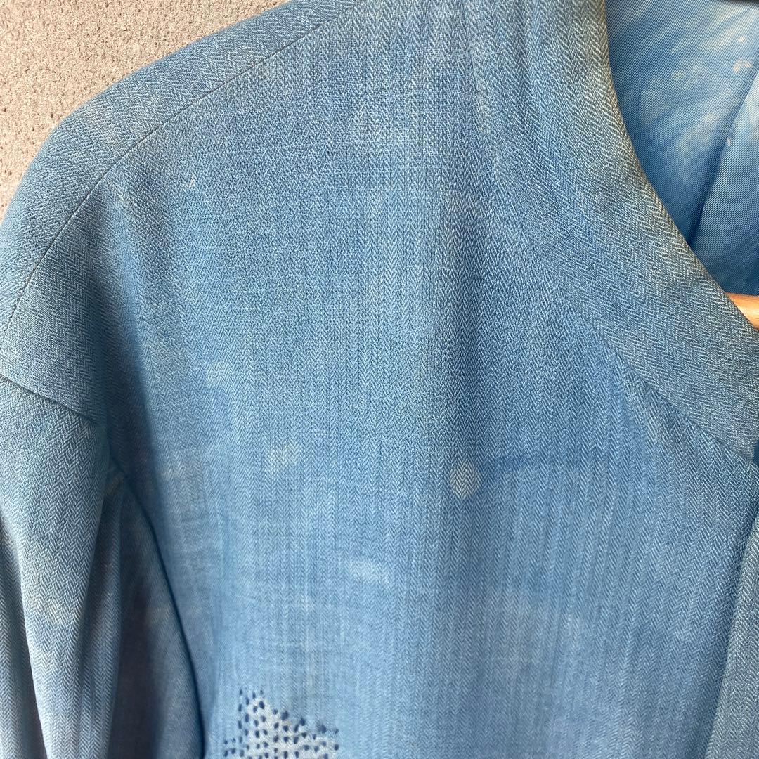 正規 品 買取 90sイッセイミヤケ麻とレーヨンのサマーマオカラー