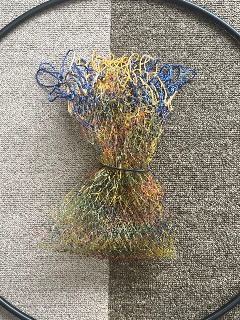 がまかつ 四つ折りタモフレーム 45センチ タモ網付属 美品 がまかつ 四つ折りタモフレーム 45センチ タモ網付属 美品