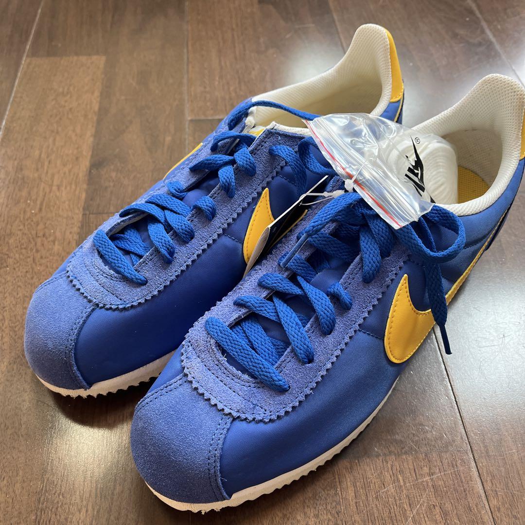 NIKE スエード スニーカー 青/黄