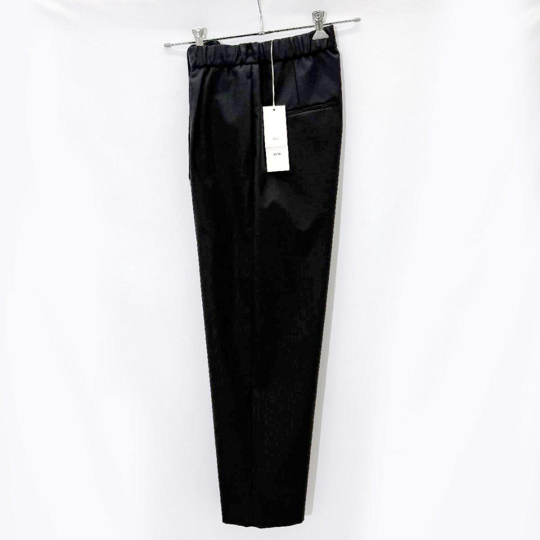 新品 ATON ATON WOOL TROPICAL TAPERED PANTS