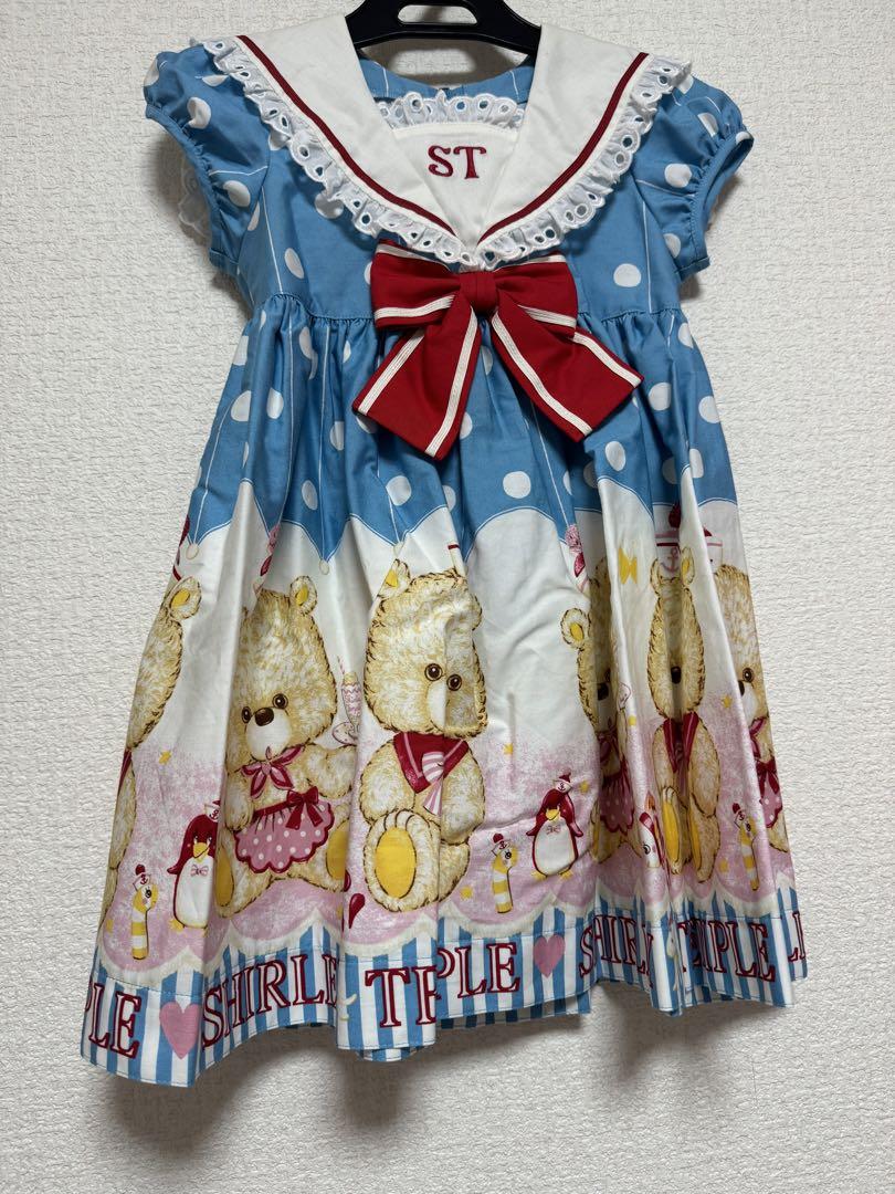 Shirley Temple マリンしろくま　ワンピース