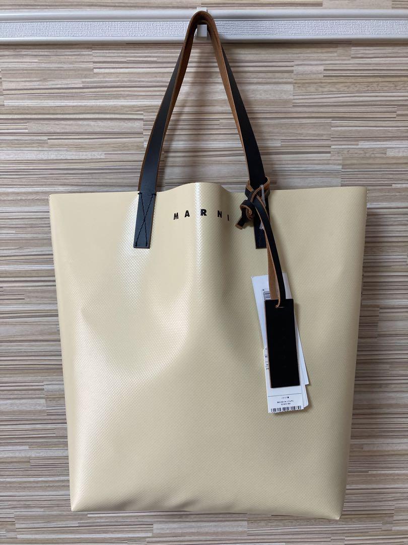 MARNI（マルニ）PVC TOTE BAG（ロゴバイカラートートバッグ）