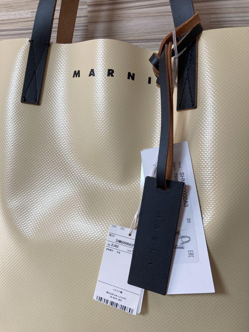 MARNI（マルニ）PVC TOTE BAG（ロゴバイカラートートバッグ）
