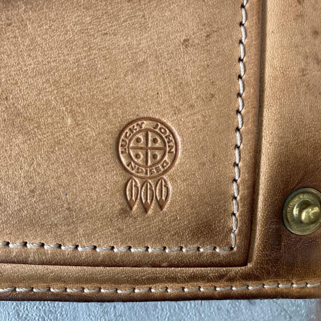 小物 LUCKY JOHN LEATHER TRACKER WALLET
