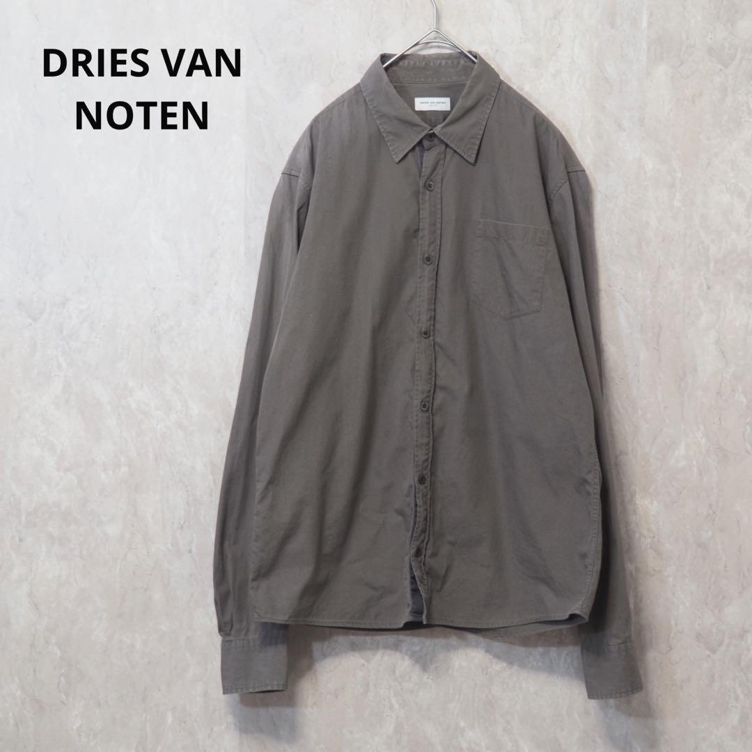 2010年代製 DRIES VAN NOTEN グレー ワークシャツ 2010年代製 DRIES VAN NOTEN グレー ワークシャツ