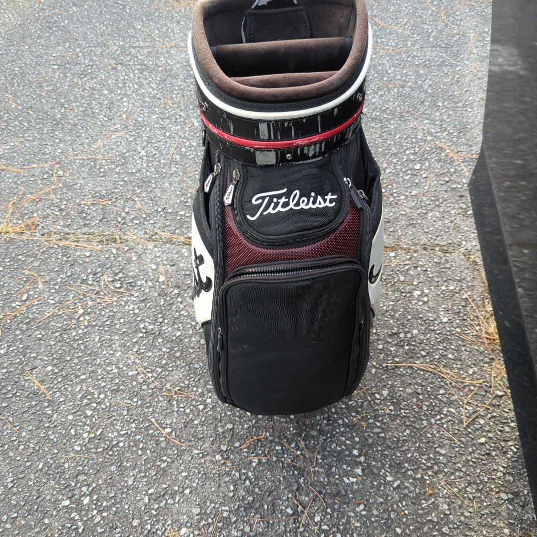 Titleist キャディバッグ 黒/赤/白 Titleist キャディバッグ 黒赤白 - メルカリ