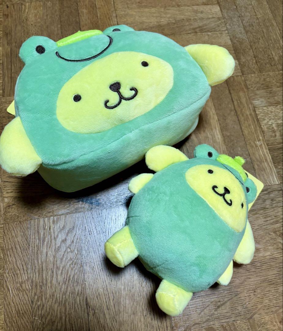 ポムポムプリン　アベイル　マスコットチャーム　ポーチ　カエル 5,199円