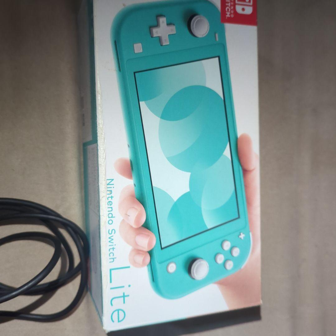 Nintendo Switch Lite ターコイズ 本体と充電器付き - メルカリ