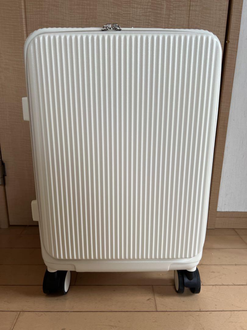 前開き スーツケース 機内持ち込み パソコン収納ポケット USBポート付き