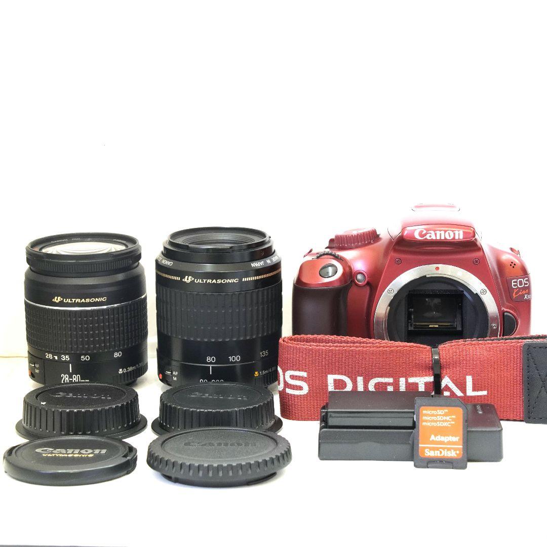 入門セット✨Canon EOS Kiss X50✨ダブルレンズキット