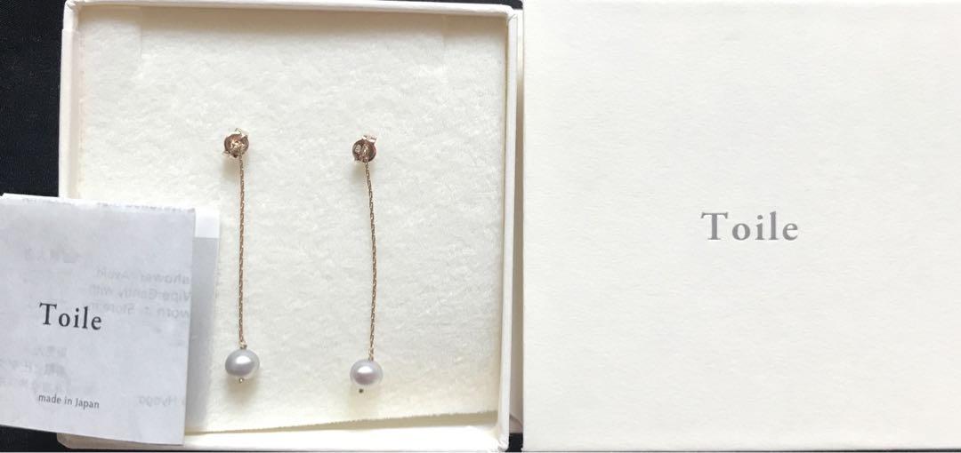 国内発送 Toile パールピアス アクセサリー