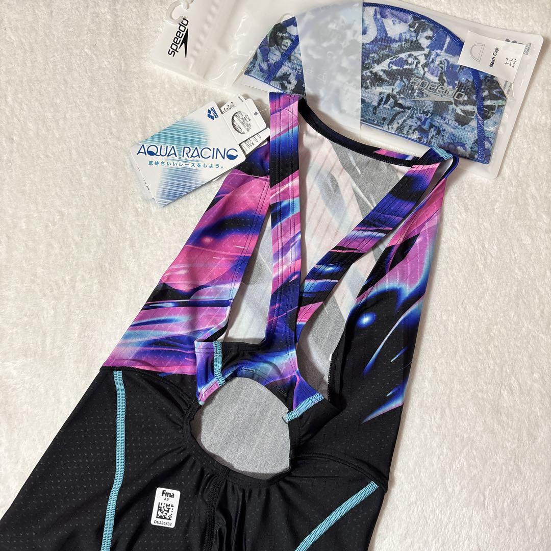 新品　レディース　アリーナ　競泳水着　Oサイズ　Fina アクアレーシング