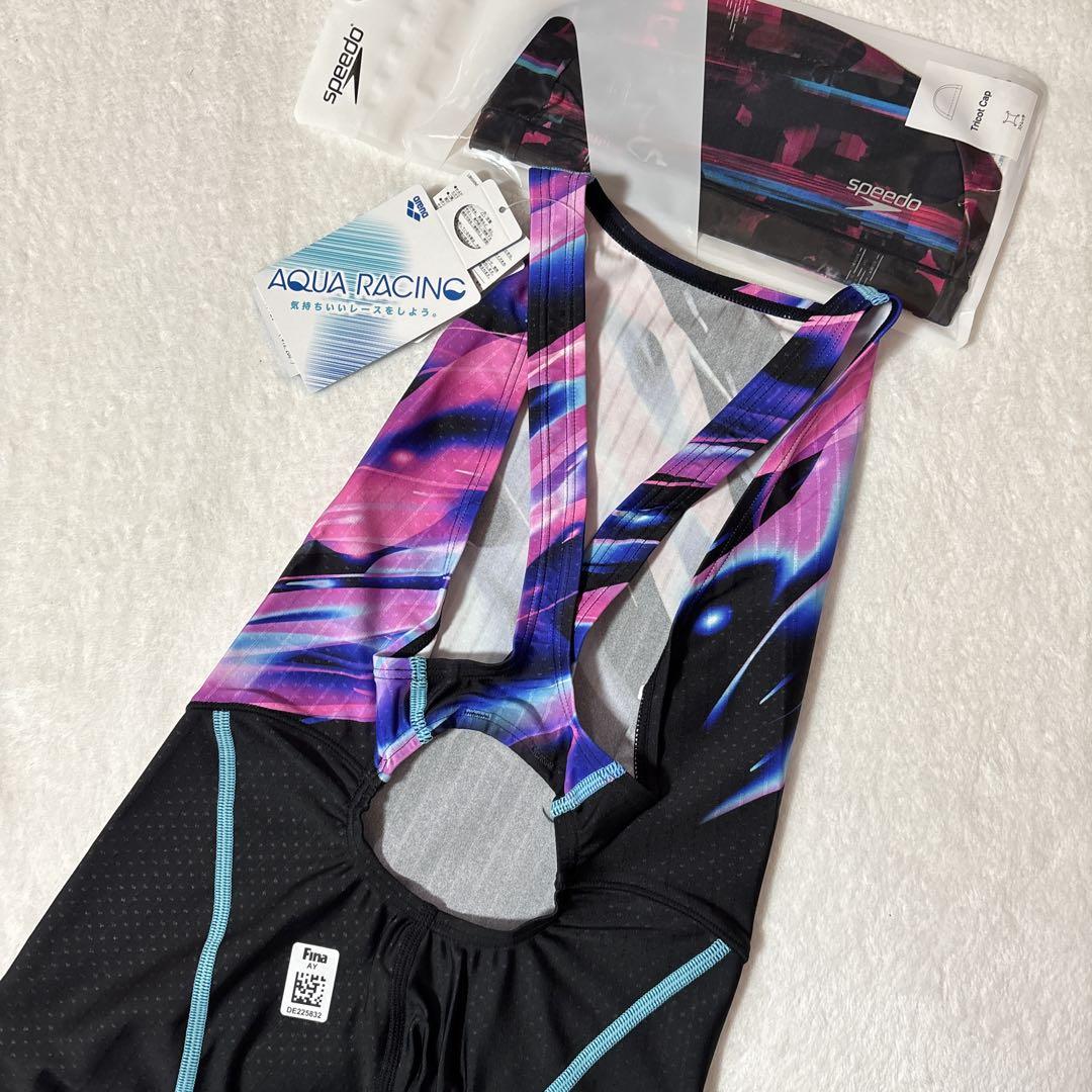 新品　レディース　アリーナ　競泳水着　Oサイズ　Fina アクアレーシング