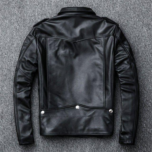 極美品 ライダースジャケット シングル 牛革バッファロー 本革 L