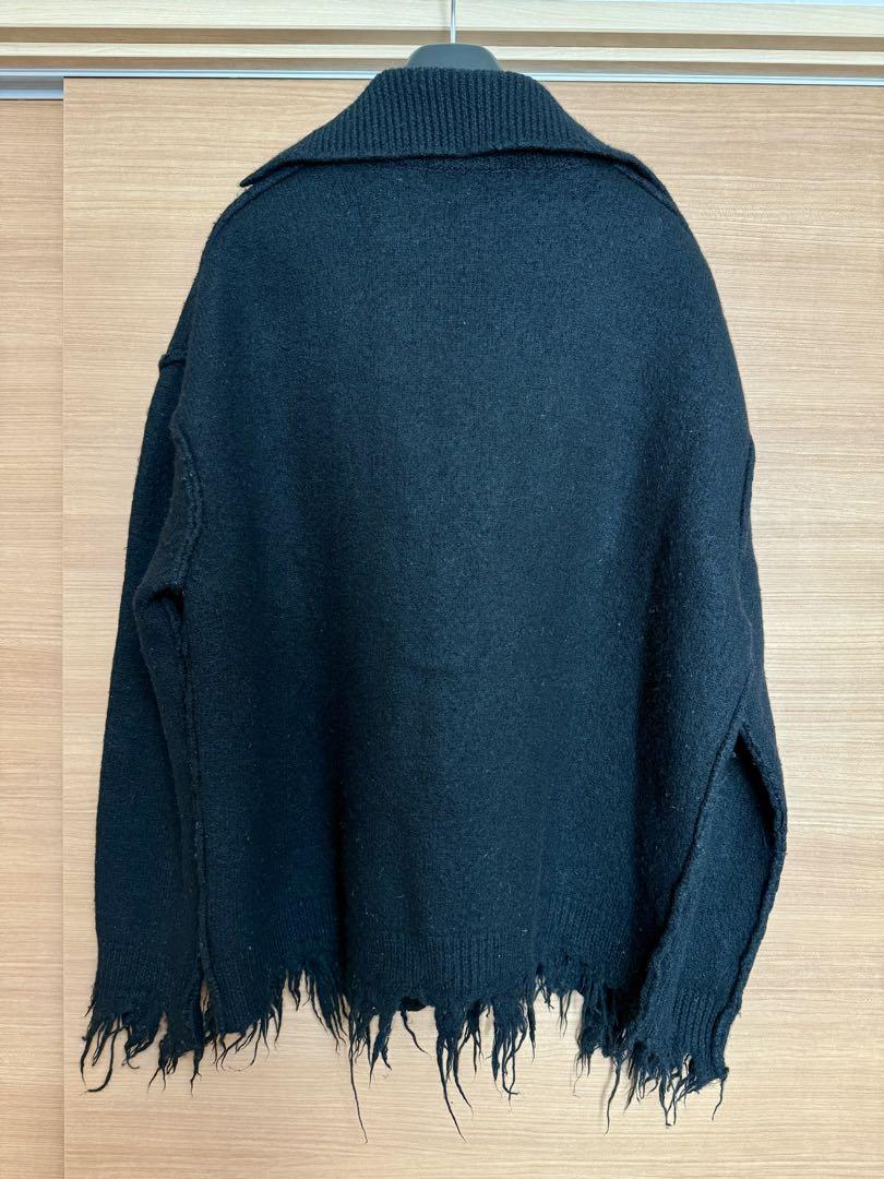 THRAW crash cardigan Knit 1 ブラック