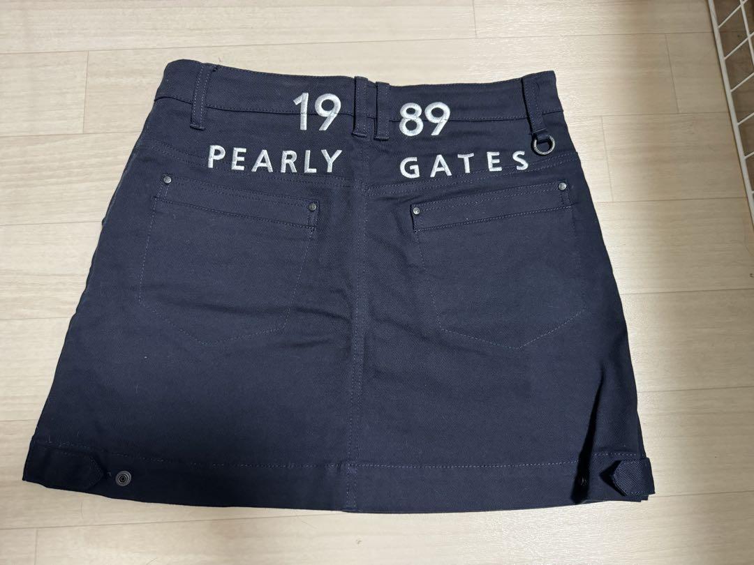 パーリーゲイツ PEARLY GATES スカート ネイビー サイズ2 美品