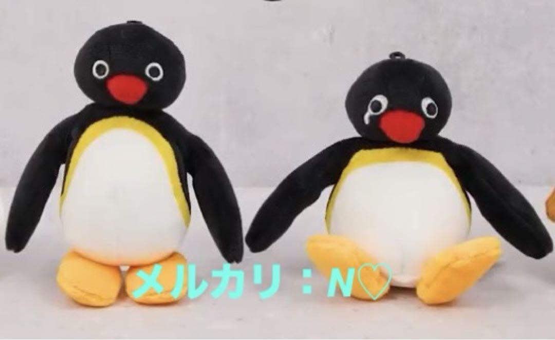 ちゃりんくる　ピングー Qualia ＊PINGUのぬいぐるみ ボールチェーン付き＊ピングー