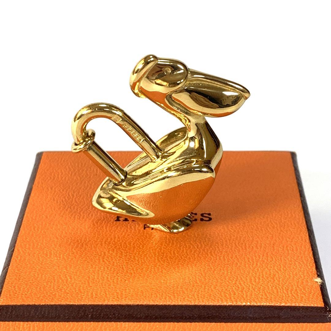 ✨希少✨美品　エルメス　HERMES 1992年限定 ペリカン カデナ チャーム