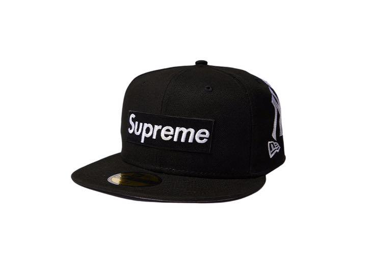 Supreme Yankees Box Logo New Era Cap 黒