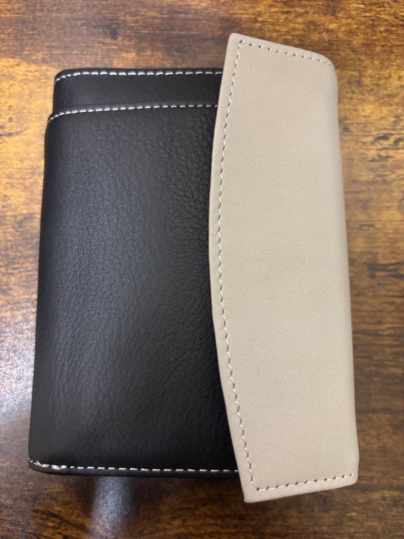 アシュフォード　モダングレースm5ウォレットジャケットWリング ブラックグレー