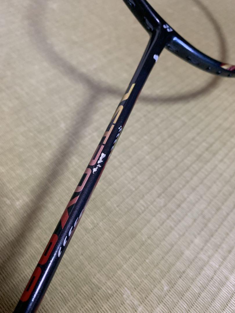 バドミントンラケットastrox99 黒・オレンジ