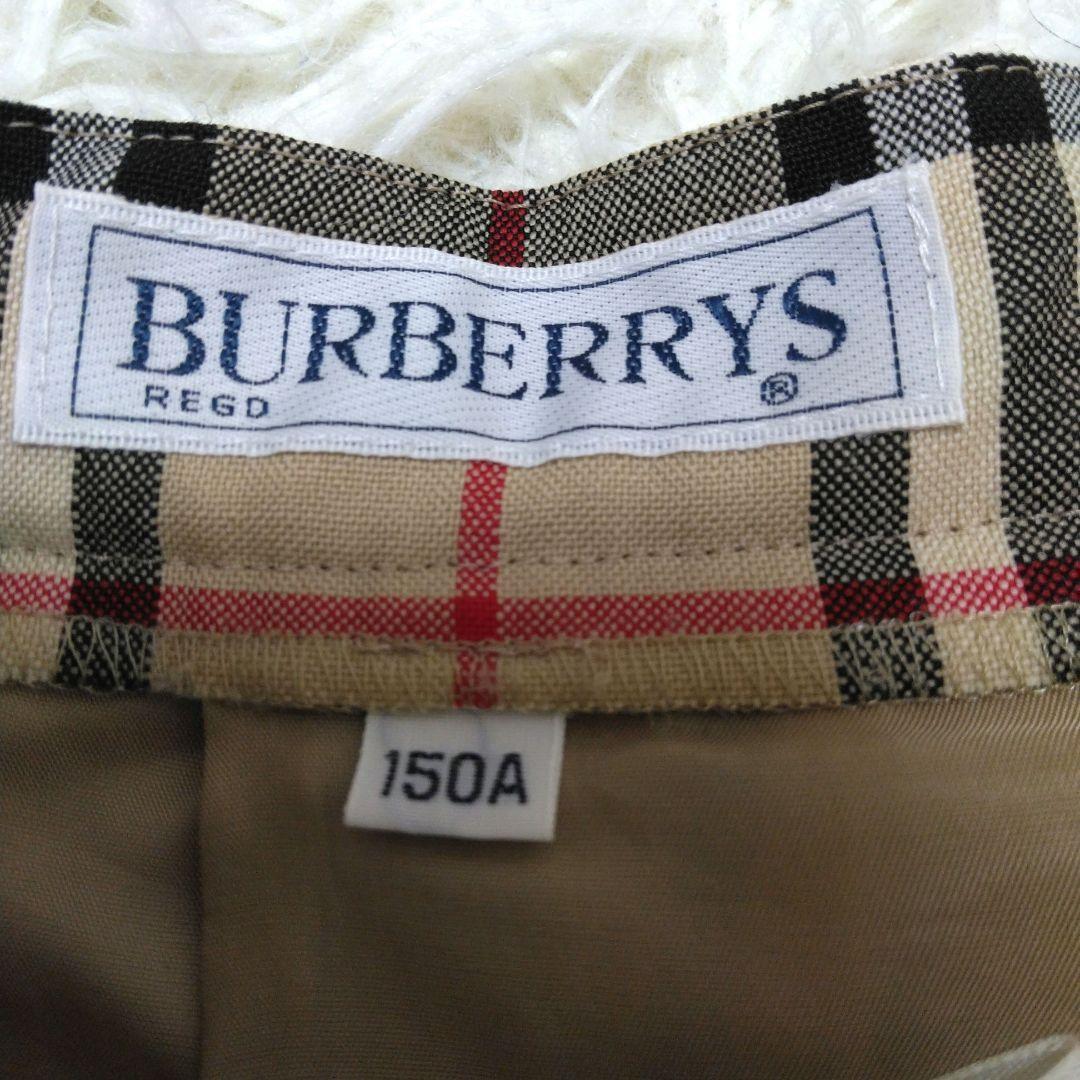 BURBERRY'S キッズ 150A プリーツスカート ノバチェック　ウール
